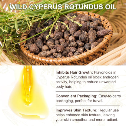 ✨Lustrely Beauty Cyperus Rotundus Oil:🎁 The Ultimate Natural Solution for Smooth, Healthy Skin