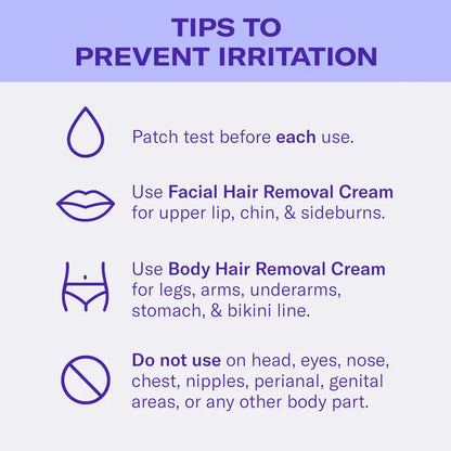 Sensitive Body Hair Removal Cream – 7-Day Smoothness