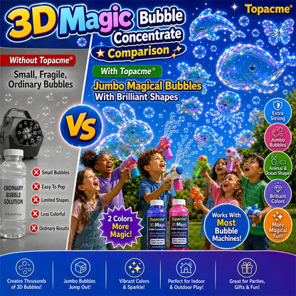 Cleanixy® Super 3D Magic Bubble Concentrate —— Animal & Ocean Fantasy Theme