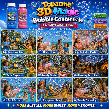 Cleanixy® Super 3D Magic Bubble Concentrate —— Animal & Ocean Fantasy Theme