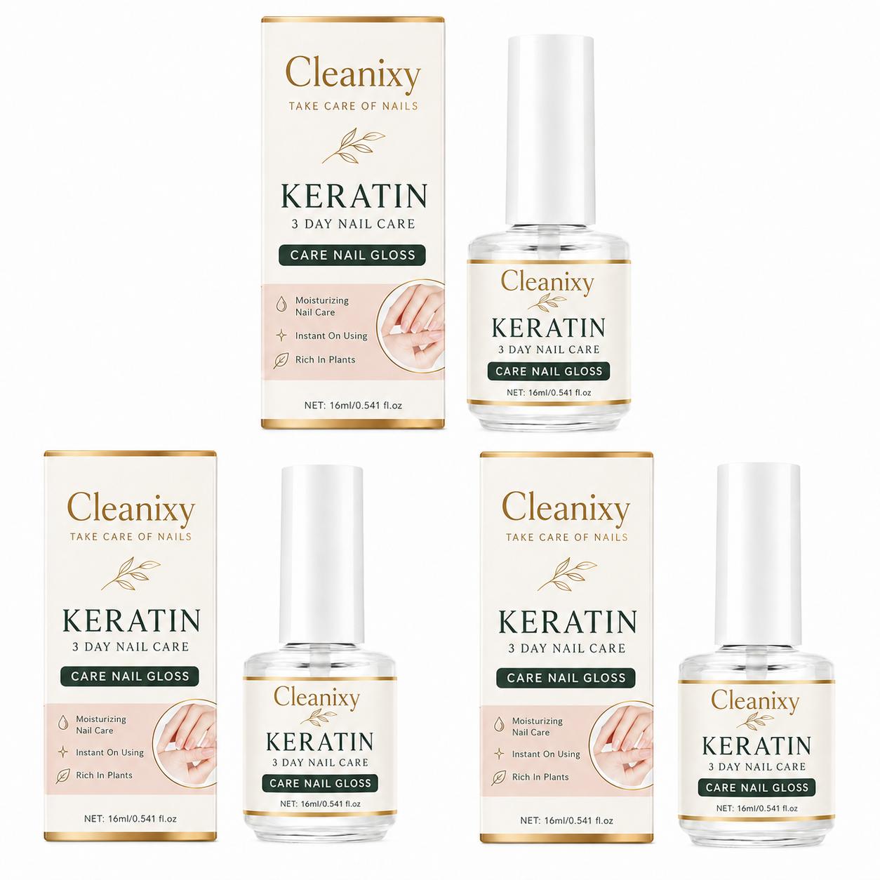 Cleanixy 3 Days Nail Care-Visible Nail Repair in Just 3 Days