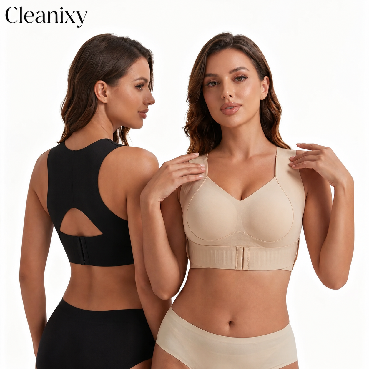 Cleanixy® Posture Bra – Women’s Wireless Seamless Shaping Bra with Soft Breathable Molded Cups