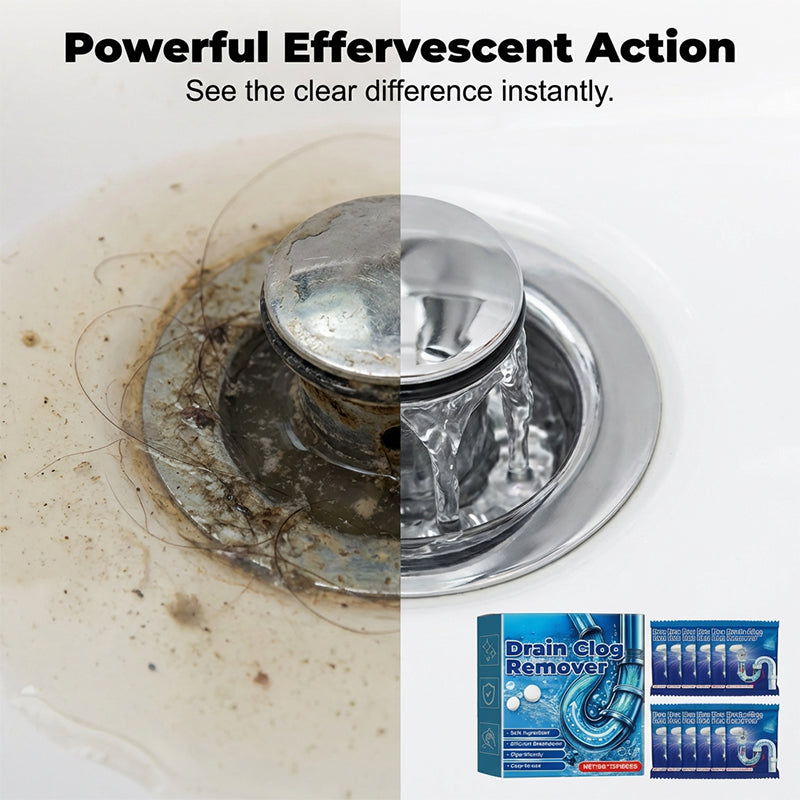 📢 Buy 1, Get 1 FREE! ⏰ Drain Clog Removal Effervescent Tablets