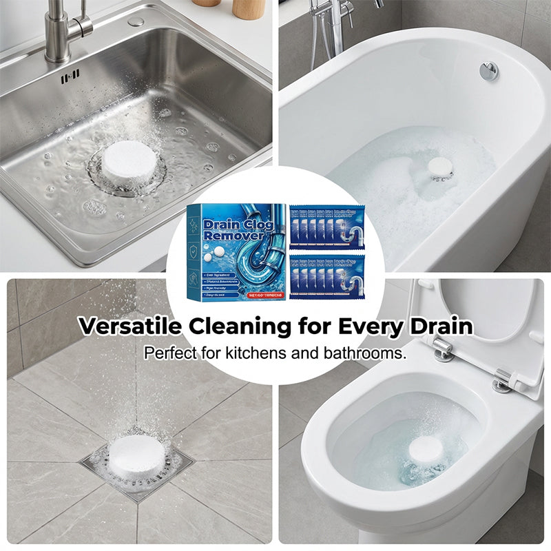 📢 Buy 1, Get 1 FREE! ⏰ Drain Clog Removal Effervescent Tablets