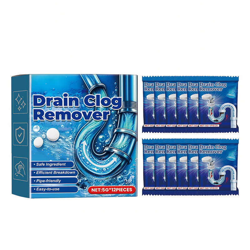 📢 Buy 1, Get 1 FREE! ⏰ Drain Clog Removal Effervescent Tablets
